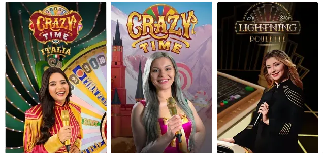 Interfejs Malina Casino na urządzeniu mobilnym pokazujący gry na żywo